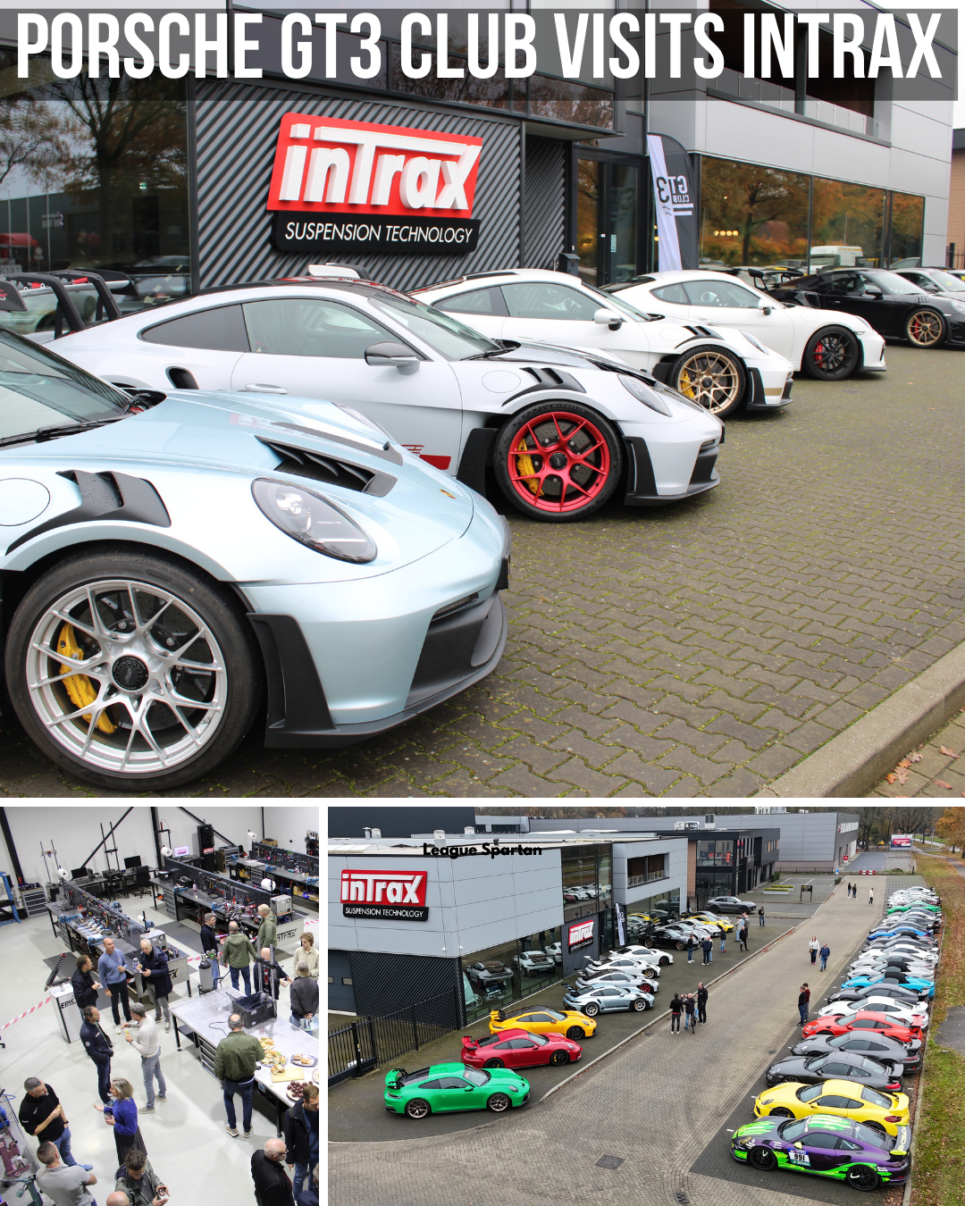 Porsche GT3 Club op bezoek bij Intrax Suspension Technology 1.1