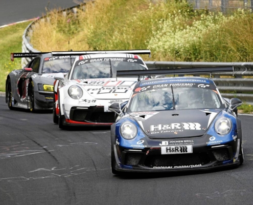Porsche 991 met Intrax schokdempers