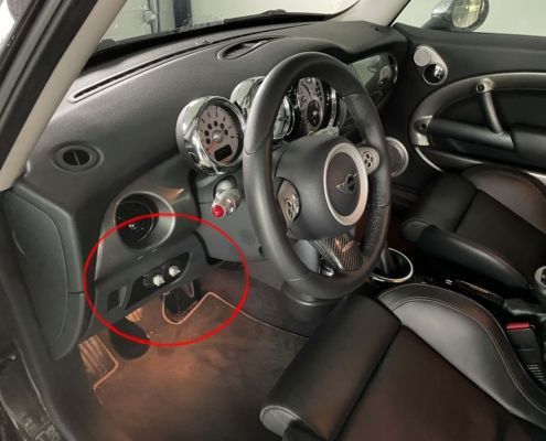 Mini Cooper S met verstelbare schokdempers